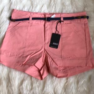 Bebop peach corral shorts.